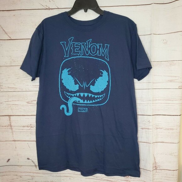Marvel POP! Tees Funko Pop Large Blue Venom Graphic 100% Cotton T-Shirt - Picture 7 of 7